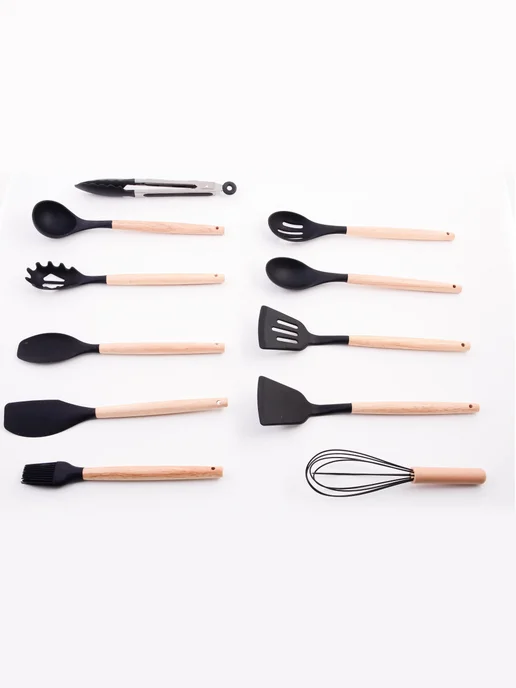 Набор кухонных принадлежностей с подставкой большой - фото 10