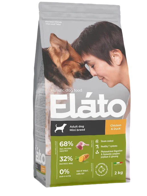 Сухой корм Elato Holistic Маленьких для собак, курица, 2 кг, фото 3