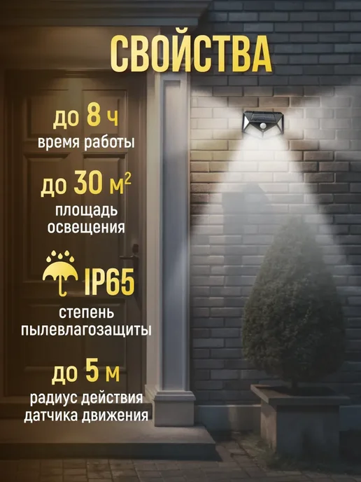 Sunlightfine Уличные светильники на солнечной батарее, вариант, фото 6