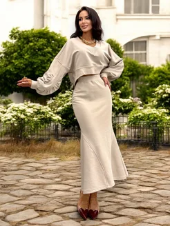 BBird's Костюм с юбкой трикотажный - фото 2