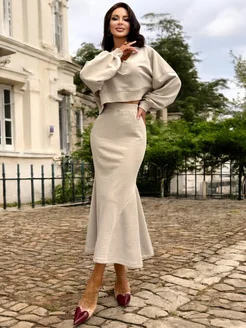 BBird's Костюм с юбкой трикотажный - фото 8