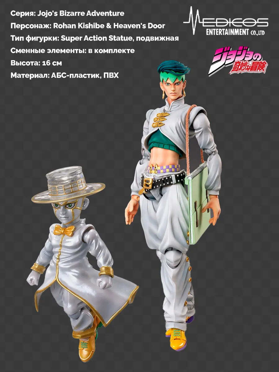 Фигурка аниме Рохан Кишибе и Heaven's Door JoJo's Bizarre
