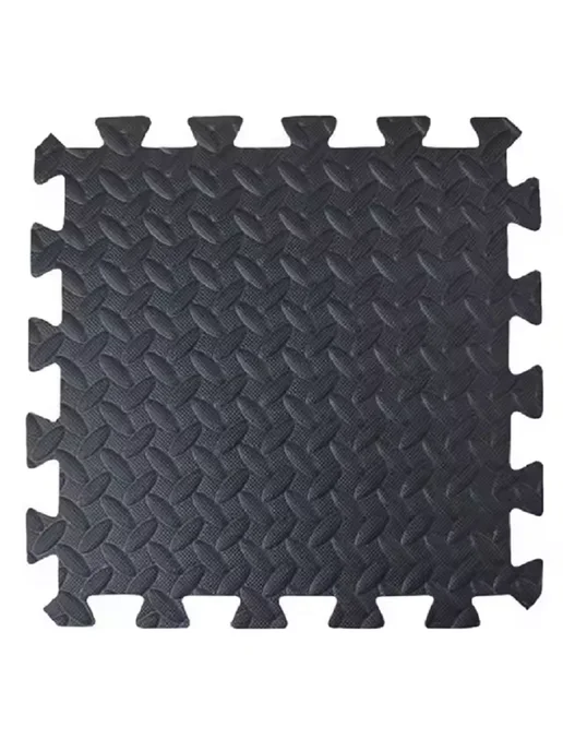 ETK EVA Мат спортивный, пазл 30*30*1см Черный 4 детали, 30x30x1 см, фото 2