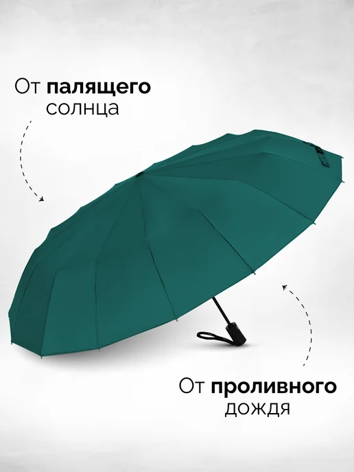 Umbrella World Зонт автомат антиветер складной, вариант, фото 7