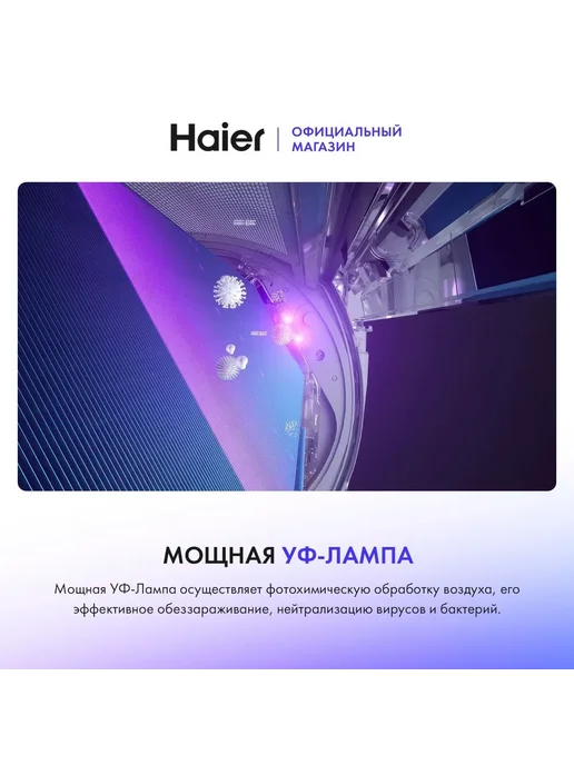 Haier Сплит-система AS25S2SF2FA-W кондиционер воздуха, белый, фото 4
