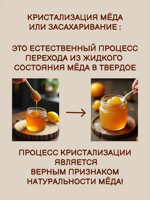 Алтайский мед N1 Свежий натуральный мед разнотравье 1 кг 2026 год, 1 кг, фото 6
