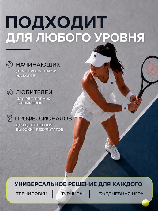 Wilson Намотка для теннисной ракетки (3 шт, черный), 3 шт, фото 4