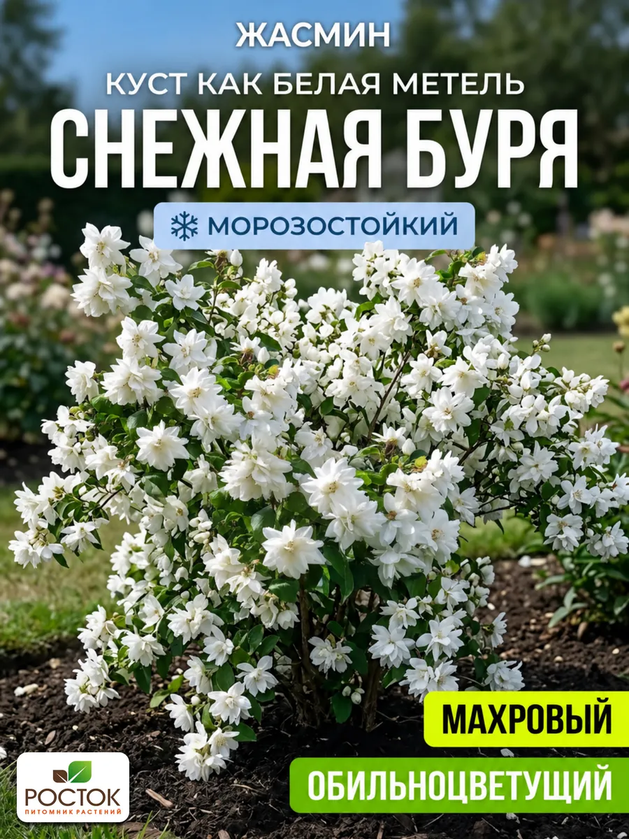 Жасмин саженцы Снежная буря