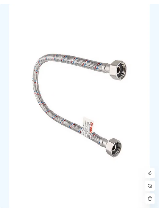Valtec Гибкая подводка вн-вн 1 2" 250 см VTf.001.IS.0404250 2шт, 2 шт, фото 2
