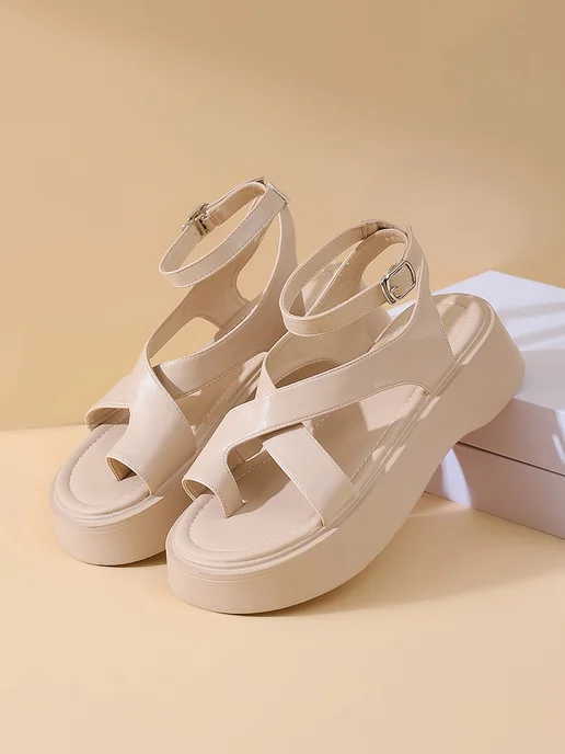 Shoes ND Босоножки летние открытые с перемычкой через палец, желтый, фото 2
