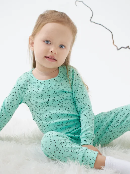 Mami-kids Пижама для новорожденных девочек костюм домашний, вариант, фото 2