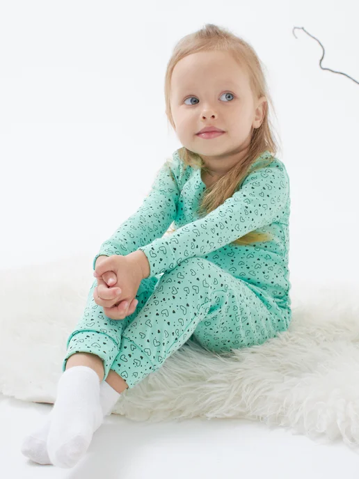 Mami-kids Пижама для новорожденных девочек костюм домашний, вариант, фото 3