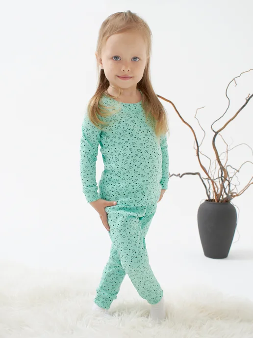 Mami-kids Пижама для новорожденных девочек костюм домашний, вариант, фото 4