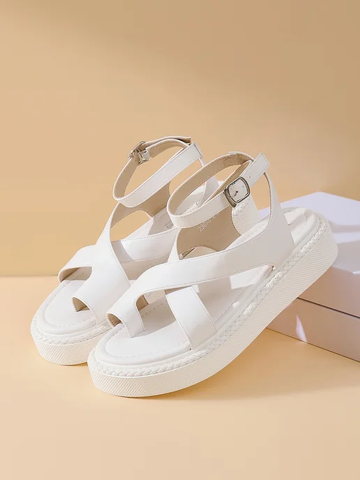 Shoes ND Босоножки женские летние с перемычкой через палец, голубой, фото 7
