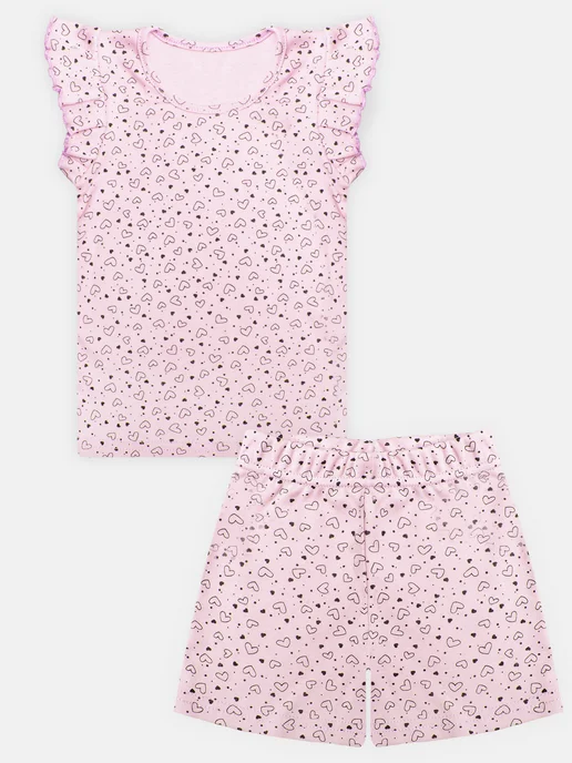 Mami-kids Пижама для новорожденных девочек костюм с шортами, вариант, фото 8