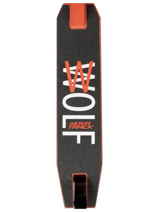 NOVATRACK Самокат трюковый WOLF'10, 100 мм, дека 48х11, 48x11, фото 2
