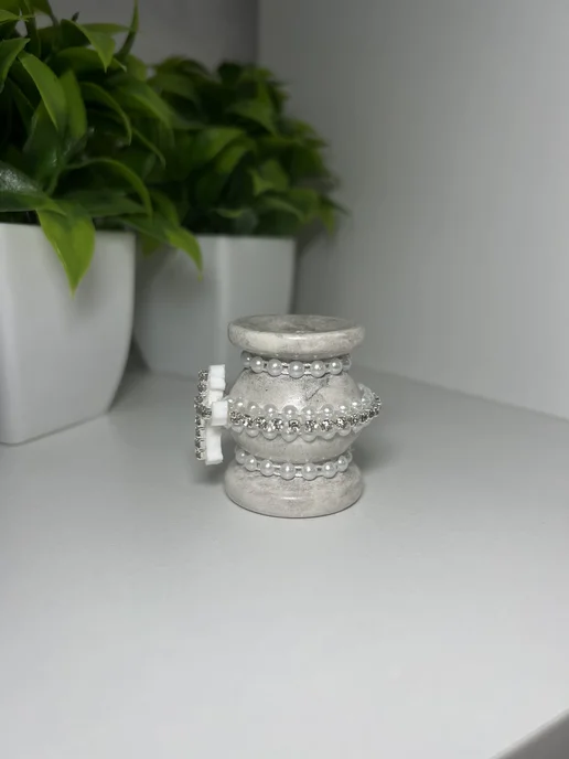 Decor Emiliya Подсвечник для декора церковных свечей с крестом стиль лофт, серый, фото 4