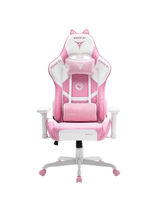 ZONE-51 Кресло компьютерное игровое ZONE51 KITTY MEOW Edition Pink, розовый, фото 2