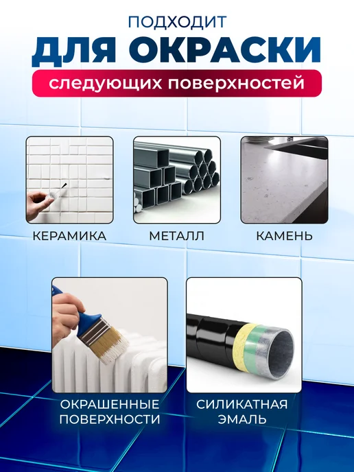 MADE4U LTD Краска для ванны чугунной белая аэрозоль 520 мл, 520 мл, фото 7