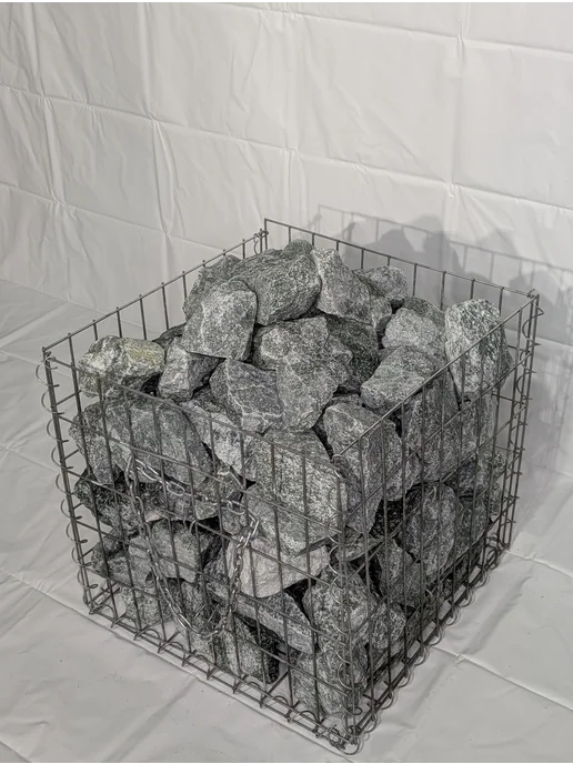 AQUASTONE Камни для бани и сауны Жадеит колотый 70-150мм, 20 кг, 20 кг, фото 3