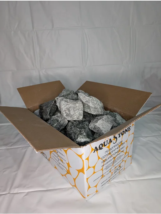 AQUASTONE Камни для бани и сауны Жадеит колотый 40-70мм, 20 кг, 20 кг, фото 5