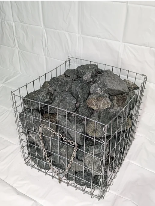 AQUASTONE Камни для бани и сауны Жадеит колотый 70-150мм, 20 кг, 20 кг, фото 4