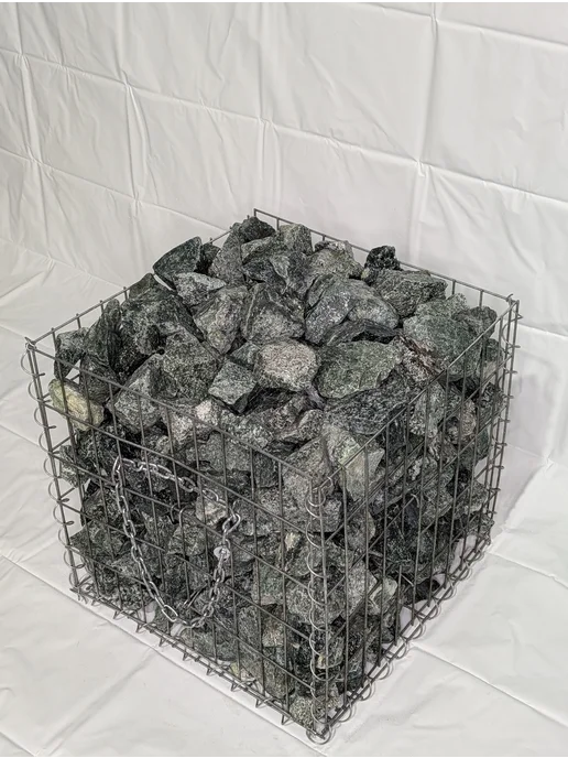 AQUASTONE Камни для бани и сауны Жадеит колотый 70-150мм, 20 кг, 10 кг, фото 4