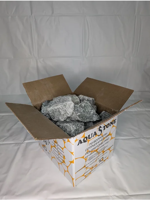 AQUASTONE Камни для бани и сауны Жадеит колотый 70-150мм, 20 кг, 10 кг, фото 5