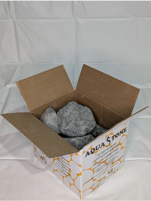AQUASTONE Камни для бани и сауны Порфирит колотый 70-150мм, 10 кг, 10 кг, фото 5