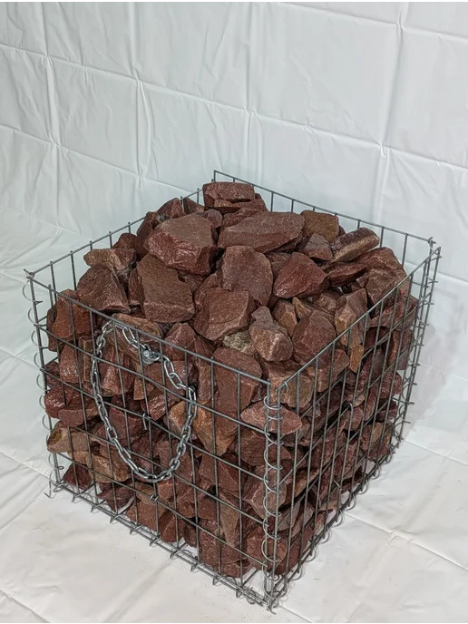 AQUASTONE Камни для бани и сауны Малиновый кварцит колотый 70-150 10кг, 10 кг, фото 4