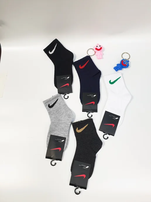 детские носки Nike 5п, синий, фото 2