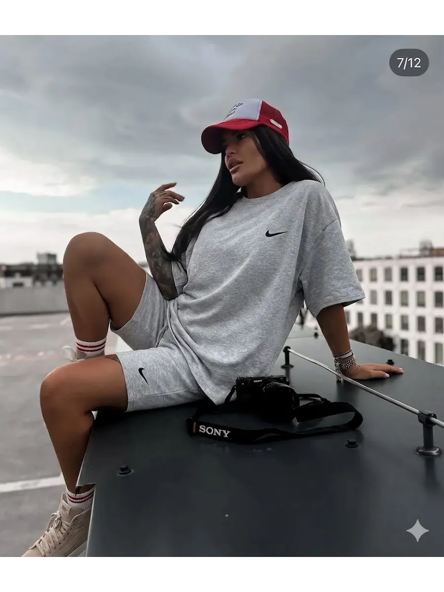 Спортивный костюм оверсайз