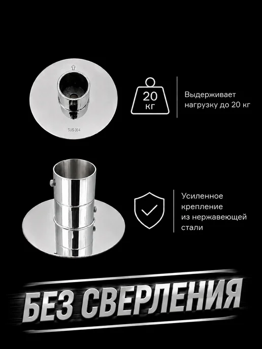 EGVANS PREMIUM Душевой уголок полукруглый с поддоном 100х100 без сверления, 100x100, фото 2
