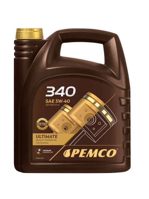 PEMCO Моторное масло Пемко 340 5w-40 4л, 4 л