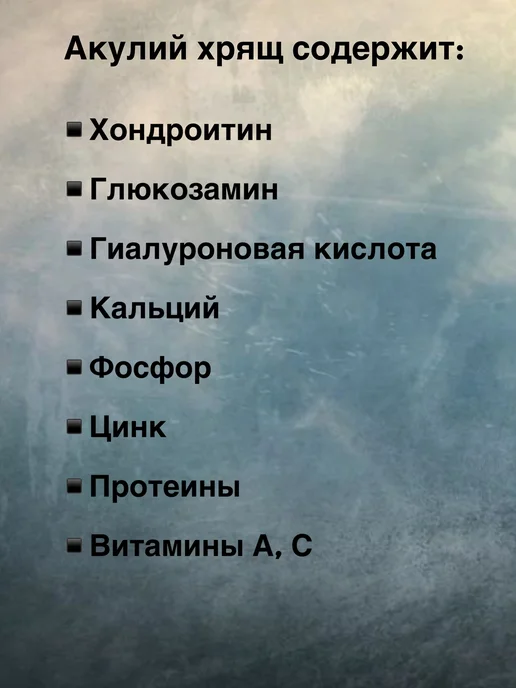 ПАНТИКА Акулий хрящ для суставов с хондроитином и глюкозамином, вариант, фото 3