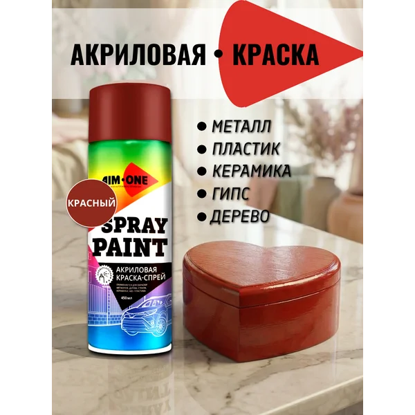 Аэрозольная краска по металлу дереву и пластику