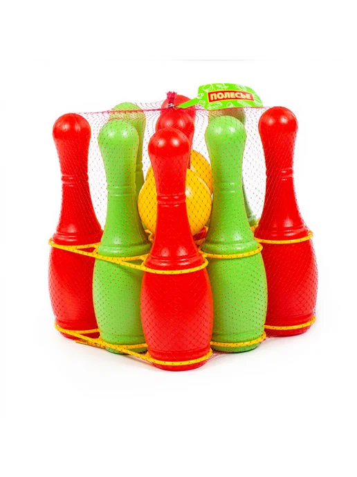 Полесье Боулинг детский 9+2, зеленый, фото 4