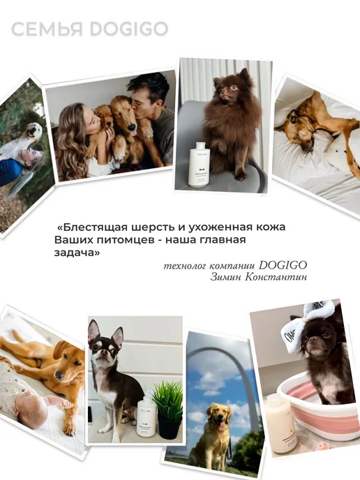 DOGIGO Шампунь для глубокого очищения шерсти собак, вариант, фото 2