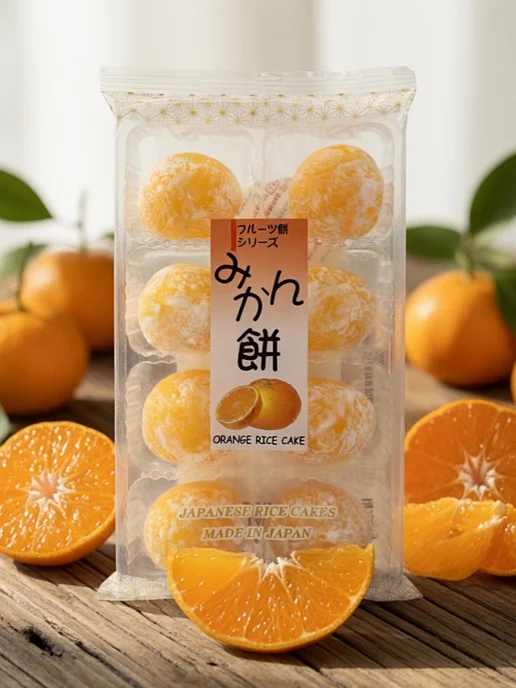 Kubota Seika Моти рисовые пирожные Дайфуку мандариновые, 235 г, 235 г