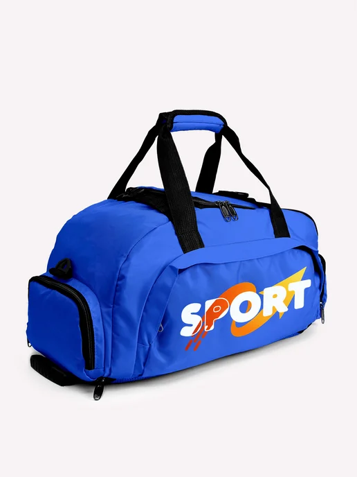 Aika "Яркость и стиль в спорте" Спортивная сумка-рюкзак "Спорт" - "Sport" 2в1, вариант