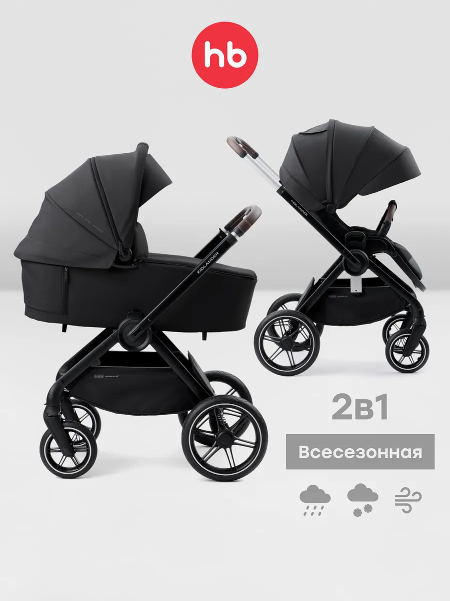 Коляска трансформер для новорожденных 2в1 KIDLANDER