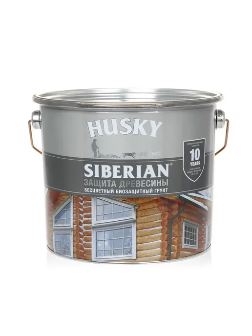 Husky Грунтовка для дерева, Биозащитный грунт для дерева, 2,7 л, 2,7 л