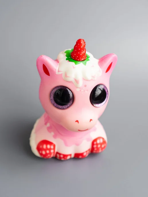 DECORICA TOYS Игрушка сквиш Единорог большой, розовый, фото 3