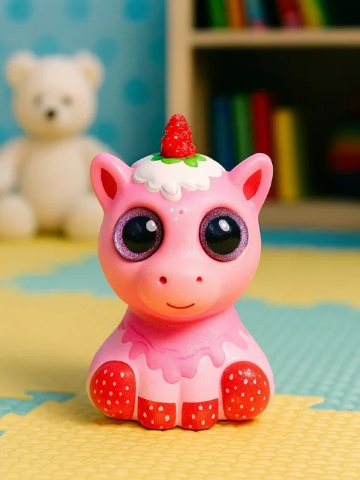 DECORICA TOYS Игрушка сквиш Единорог большой, розовый, фото 7