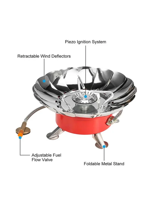 Ветрозащитная газовая плита Lixada Р China Цв Only Stove, вариант, фото 5