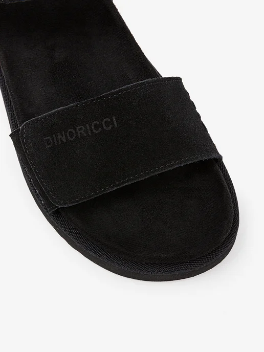 DINO RICCI Сандалии летние замшевые на платформе, черный, фото 8
