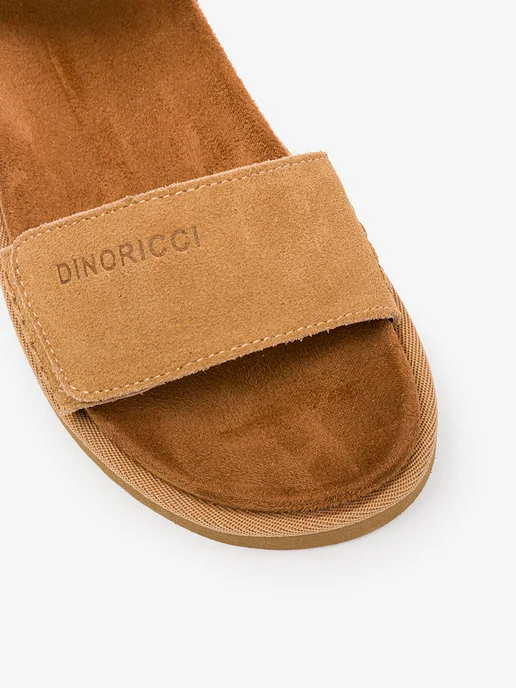 DINO RICCI Сандалии на высокой платформе замшевые, бежевый, фото 7