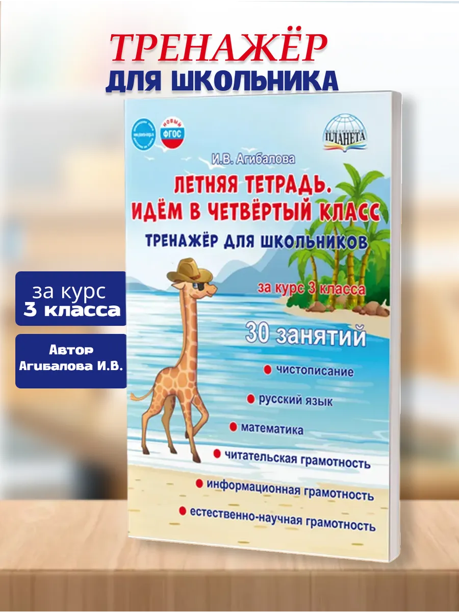 Летняя тетрадь. Идём в 4-й класс. Тренажёр для школьников