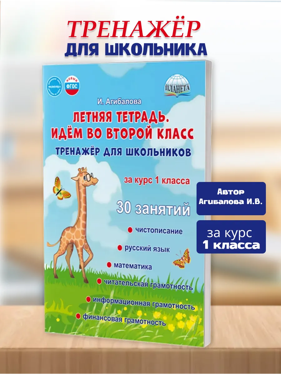 Летняя тетрадь. Идём во 2-ой класс. Тренажёр. Новый ФГОC