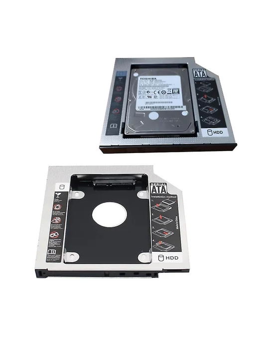 Алюминиевый адаптер для HDD ноутбука, вариант, фото 2